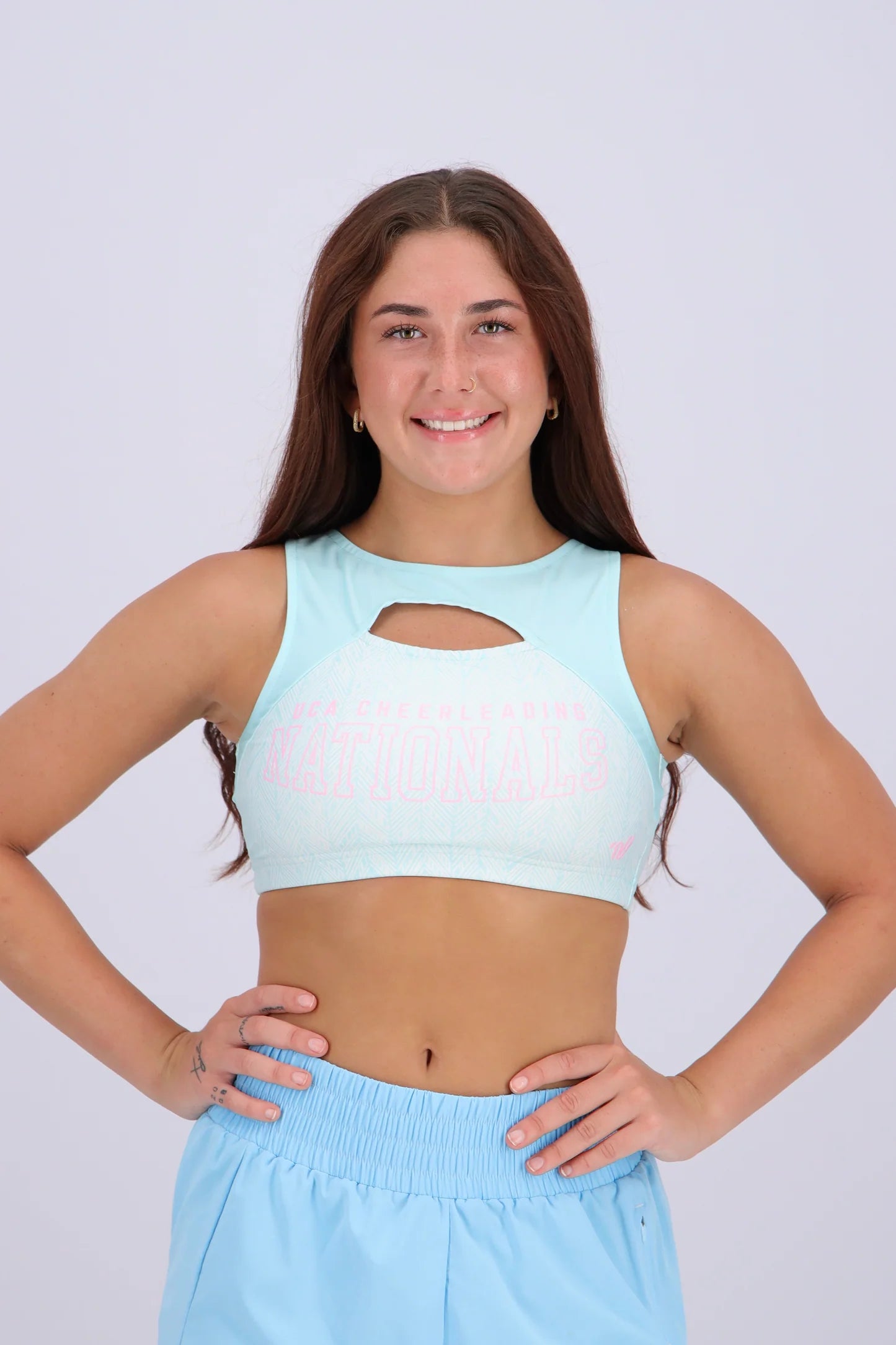 Mint Green Short/Bra Combo