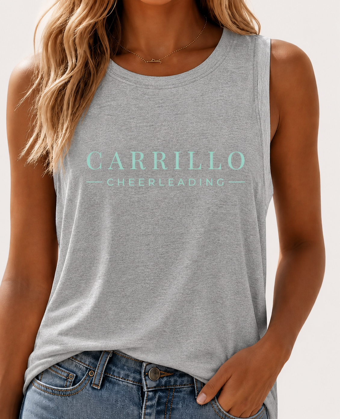 PREORDER - Est Deliver July - Grey Carrillo Tank